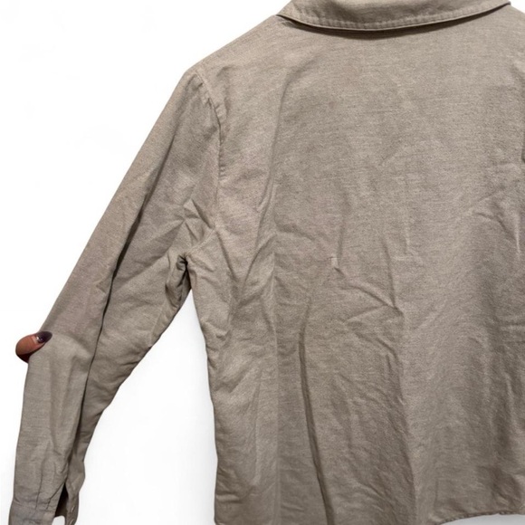 Eileen Fisher Casual Grey Organic cotton Button Down Shirt - Picture 6 of 7